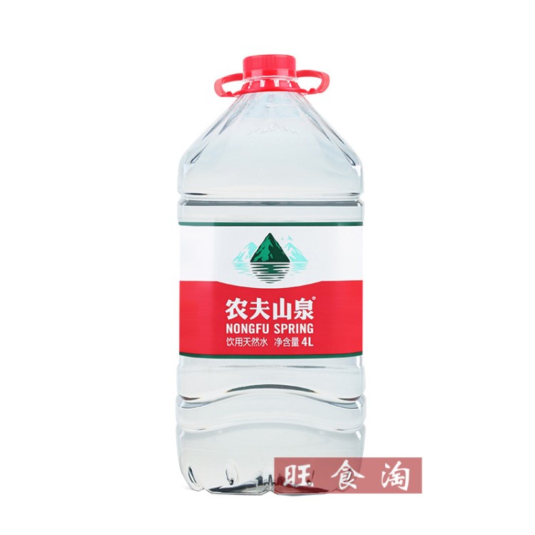 农夫山泉矿泉水4L*6桶整箱批发饮用水净水【上海满量包邮】