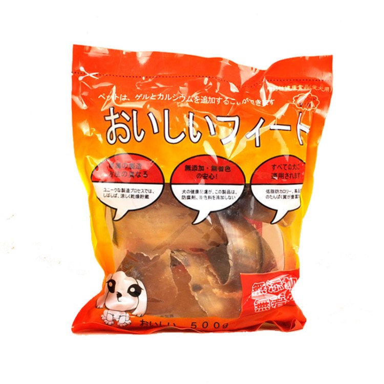 耐咬寵物咬膠 幼犬磨牙骨大狗磨牙天然牛蹄殼 潔齒降火500g
