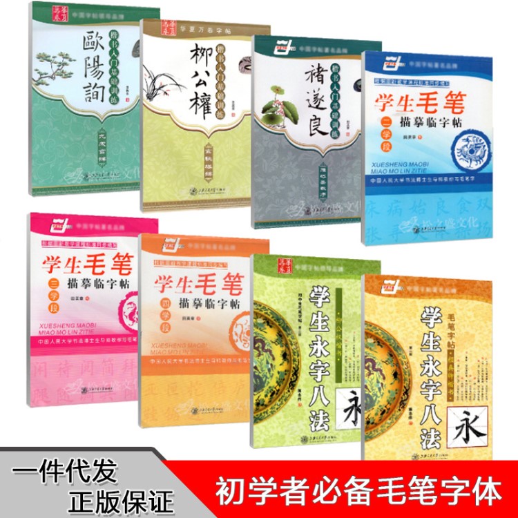 初學(xué)者毛筆字帖書法入門基礎(chǔ)練習(xí)字帖成人學(xué)生行書楷書毛筆練字帖