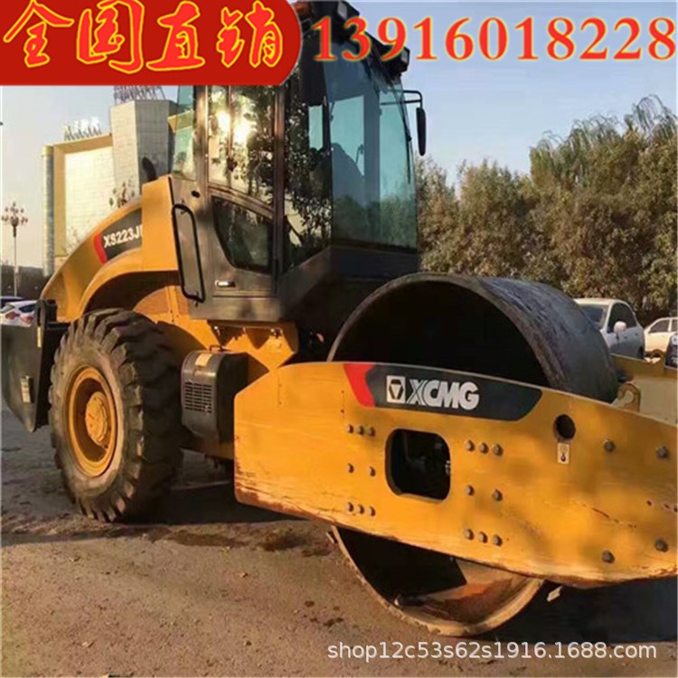 江西二手壓路機(jī)市場(chǎng)，二手徐工22、26噸單鋼輪震動(dòng)壓路機(jī)價(jià)格