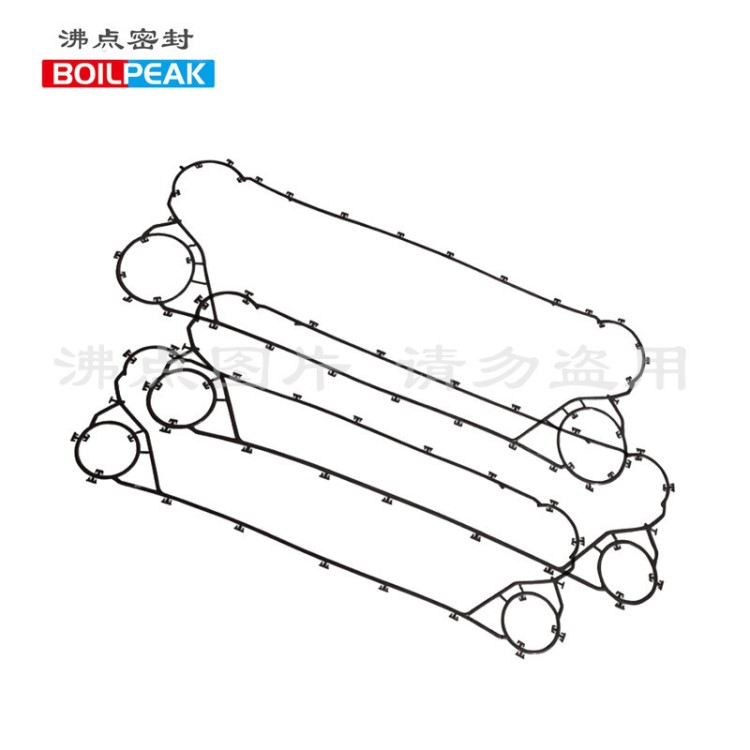 制藥行業(yè)用板式散熱器密封墊片F(xiàn)UNKE/風(fēng)凱 FP105 EPDM橡膠密封墊