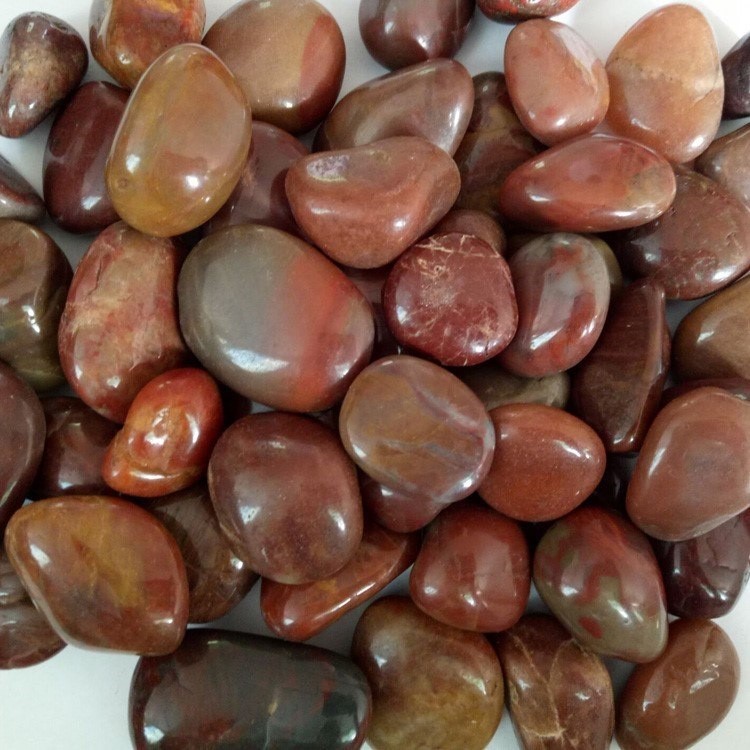 花園家庭拋光室內(nèi)雨花石創(chuàng)意五彩花鵝卵石水缸造型庭院小型花盆擺