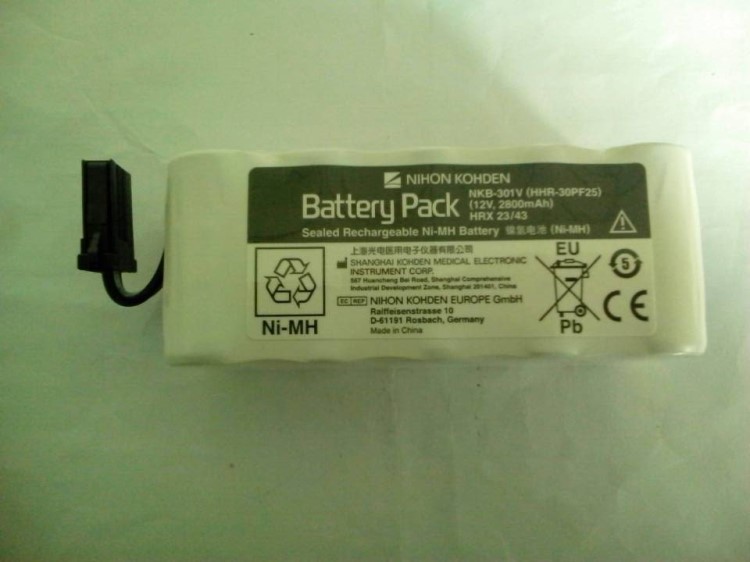 日本光電原裝電池NKB-301V心電圖機1350除顫監(jiān)護儀電池