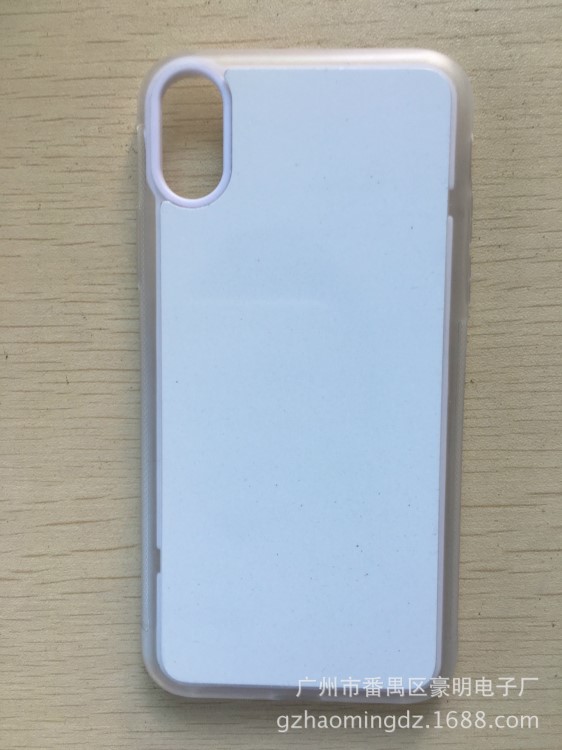 熱轉(zhuǎn)印蘋果iPhoneX TPU+PC硅膠邊手機(jī)殼DIY個(gè)性定制空白耗材批發(fā)