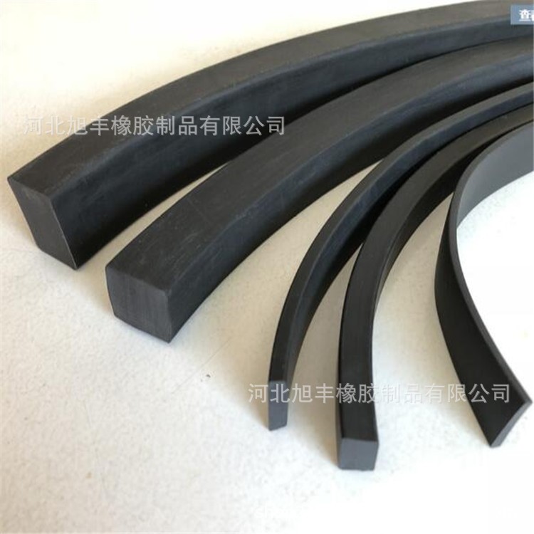 廠家直銷丁晴橡膠條 實心扁條 減震緩沖膠條 耐油壓條 船用密封條