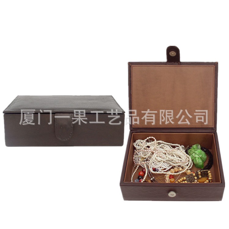 方形首飾盒 韓版風范首飾珠寶盒 婚慶首飾盒 PU皮革首飾盒