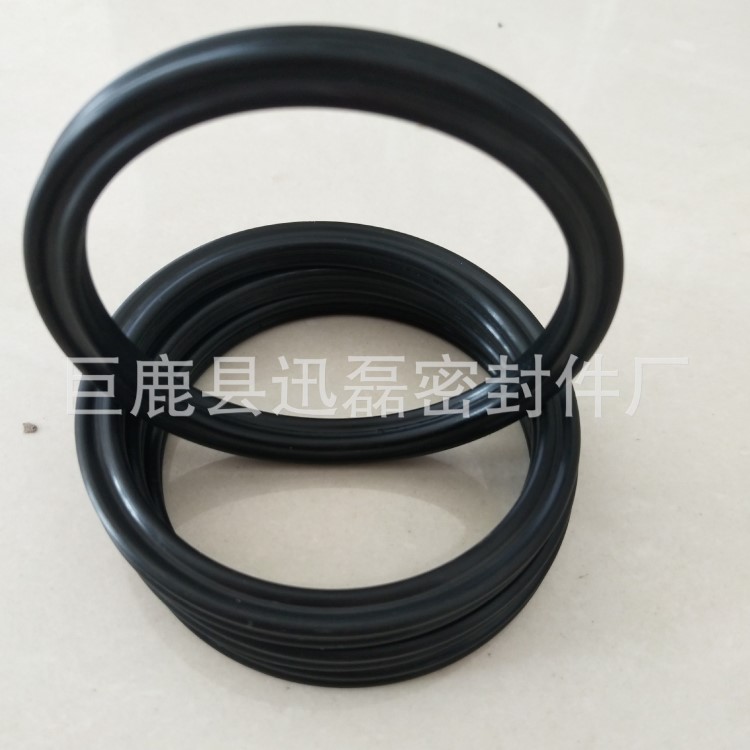 星型圈 X型密封圈丁晴NBR氟膠FKM耐高溫耐油高壓力橡膠平墊片