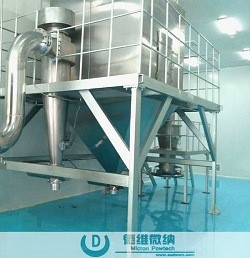 四川德維供應田七粉專用流化床氣流粉碎分級機細粉臥式氣流篩