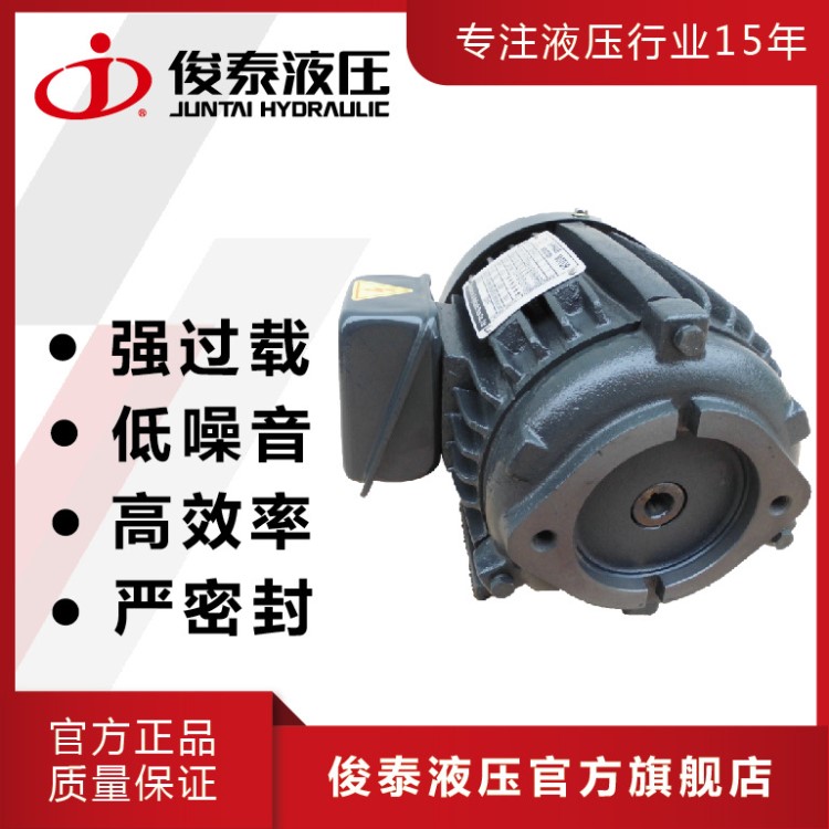 卧式液压电动机 油压马达 380V-1HP-4P-750W 液压齿轮泵专用电机