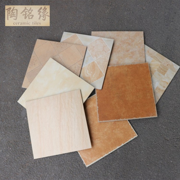 田園風(fēng)格瓷磚300x300仿古磚廚衛(wèi)地面磚 陽(yáng)臺(tái)過(guò)道走廊防滑抗裂地磚