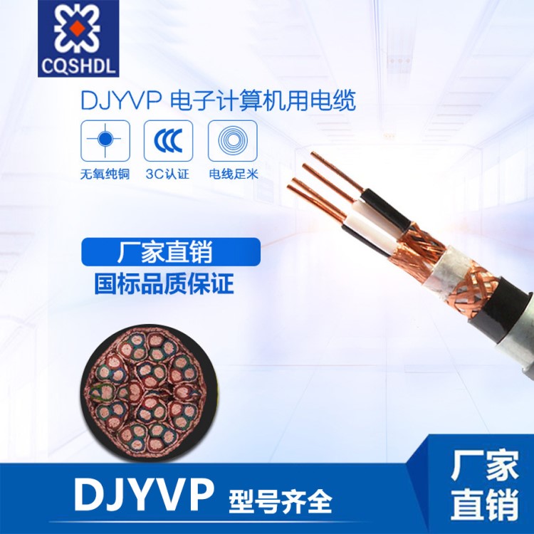 計(jì)算機(jī)電纜 DJYPVP DJYVP DJYPV 電力電纜 無氧銅 屏蔽 國標(biāo)足米