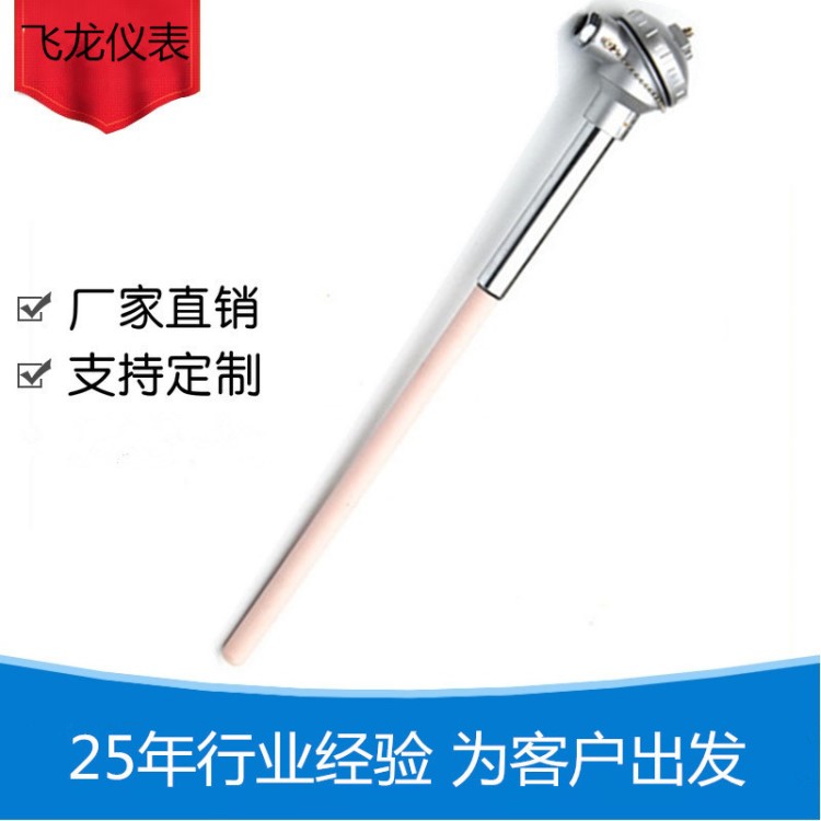 高溫鉑銠熱電偶S型0-1600℃多晶爐熱電偶貴金屬溫度傳感器wrp-130