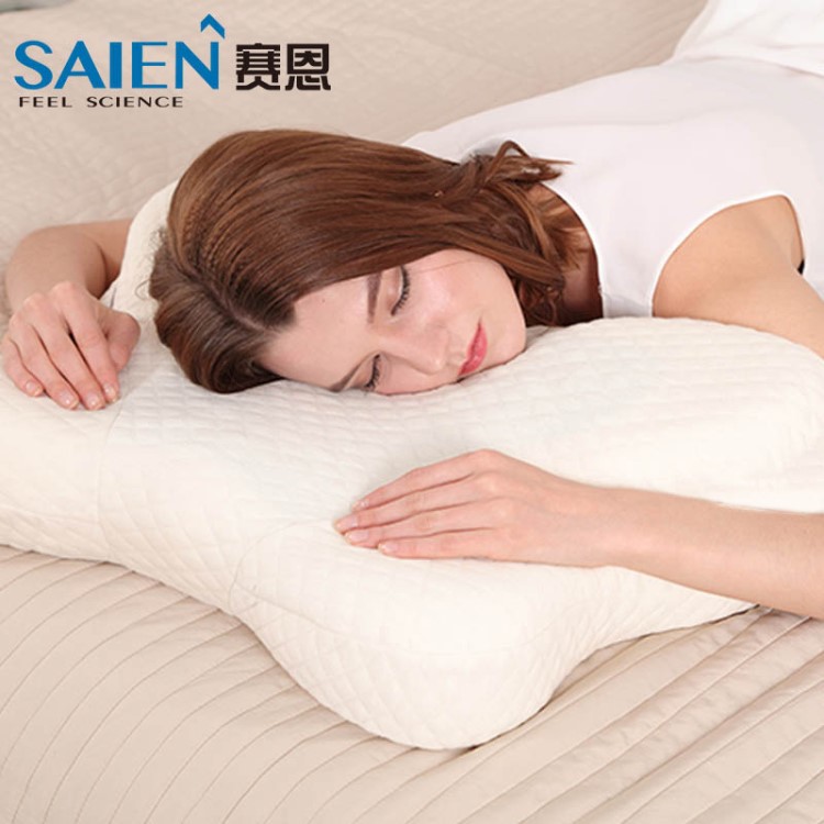 蝶形慢回彈健康記憶枕頭 護(hù)頸椎海綿保健枕舒適助海棉枕禮品定制