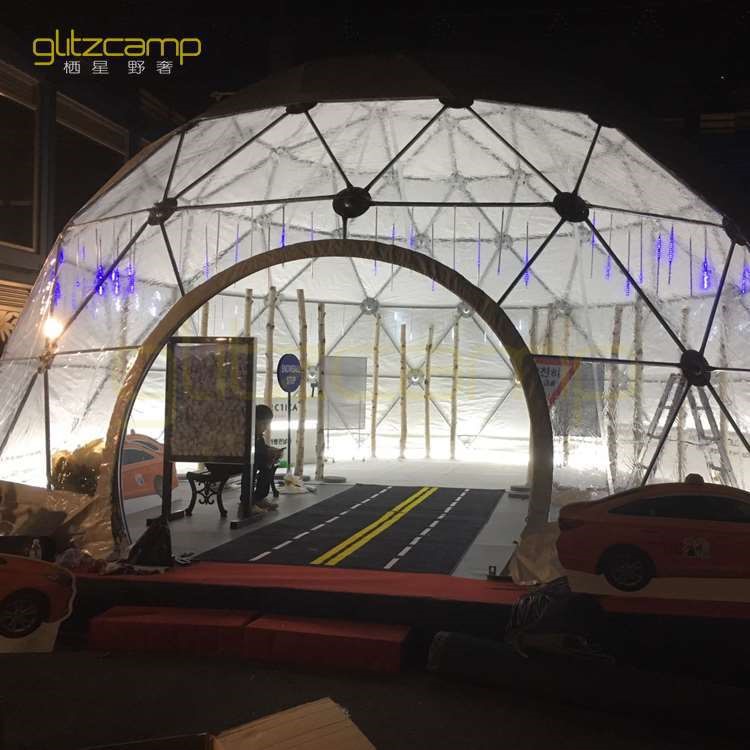 海南活动婚礼帐篷 展会广告大型球形篷房可配空调 dome tent 定制