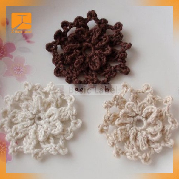 设计师打版 鞋花 钩针花 手工加工 毛线花 服装辅料 手钩花厂家直