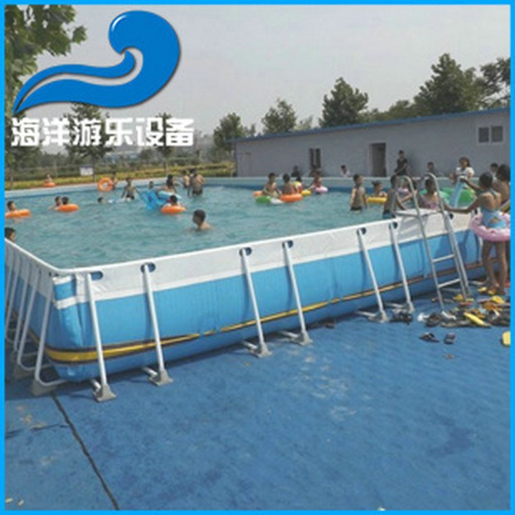 室外支架游泳池 新款移動支架游泳池 家庭移動水上樂園