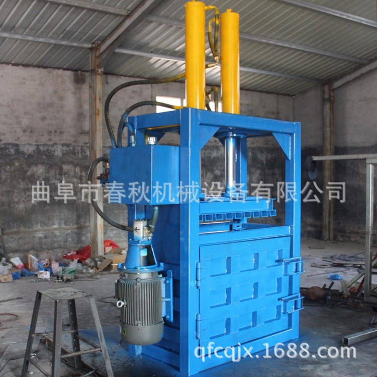 廢紙箱服裝全自動液壓打包機(jī)塑料瓶無紡布皮革邊角料纖維秸稈鹽城