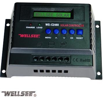 太阳能控制器WS-C2460 40A 50A 60A  光伏控制器 WELLSEE 12V24V