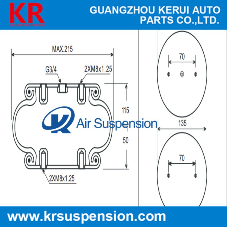 1B5020 FS120-9 工業(yè)設(shè)備機械檢測氣囊糾偏氣囊震動臺氣墊