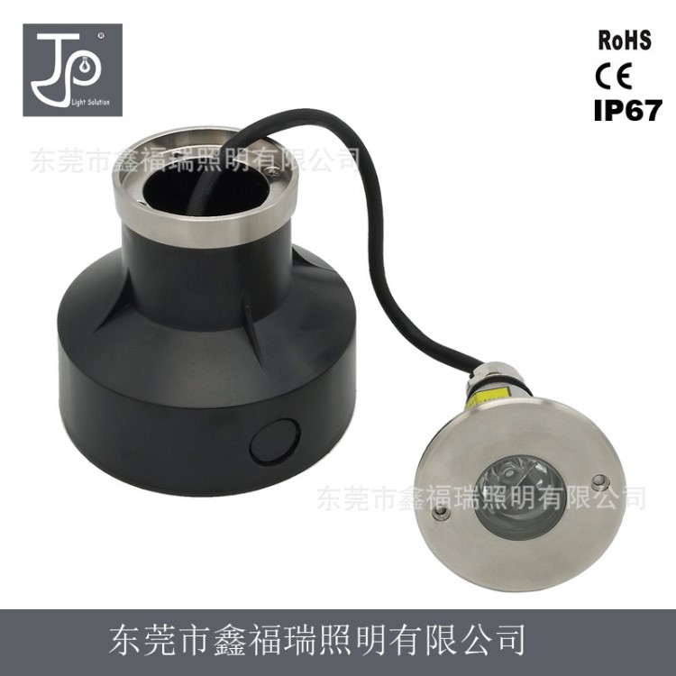 IP68 1瓦3瓦LED偏光透鏡嵌入式泳池燈(嵌墻安裝)