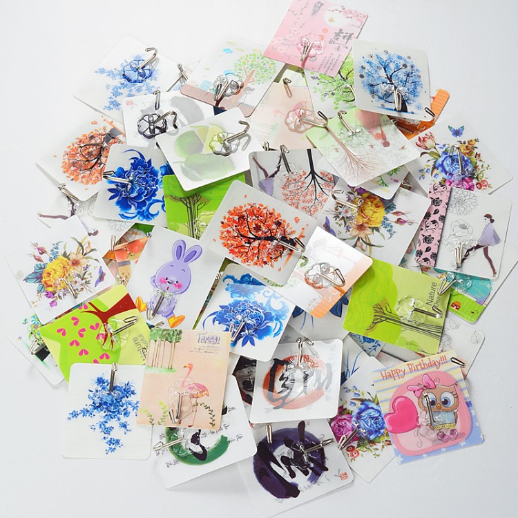 掛鉤強力無痕粘膠廚房粘貼墻壁門后壁掛衣帽鉤免打孔吸盤承重粘鉤