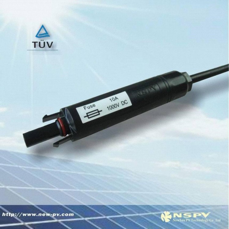 PV4.0保險絲連接器  防水插頭   可拆式熔斷接頭 保險絲  熔斷器