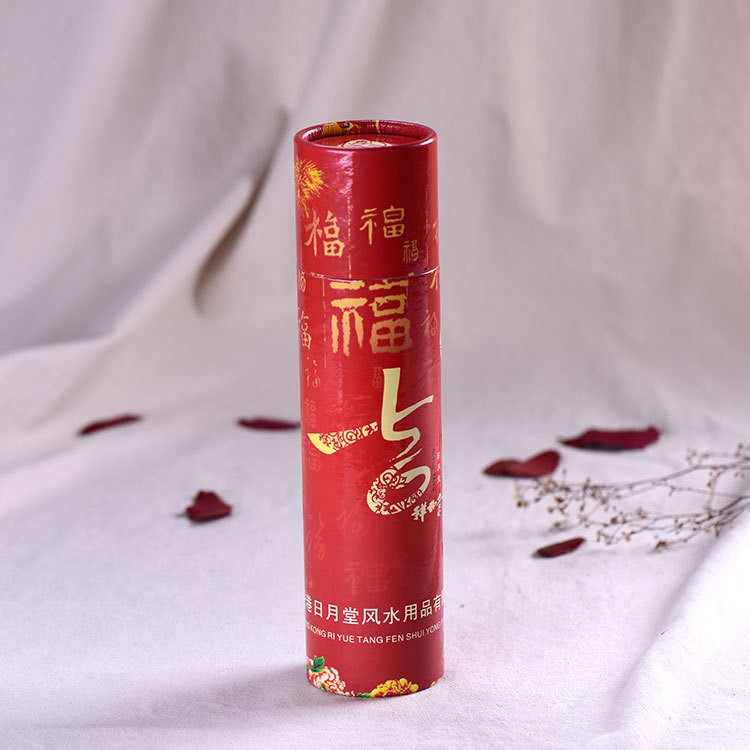 廠家批發(fā)通用創(chuàng)意春聯(lián)外包裝盒 廣告對聯(lián)彩印紙罐 免費設計logo