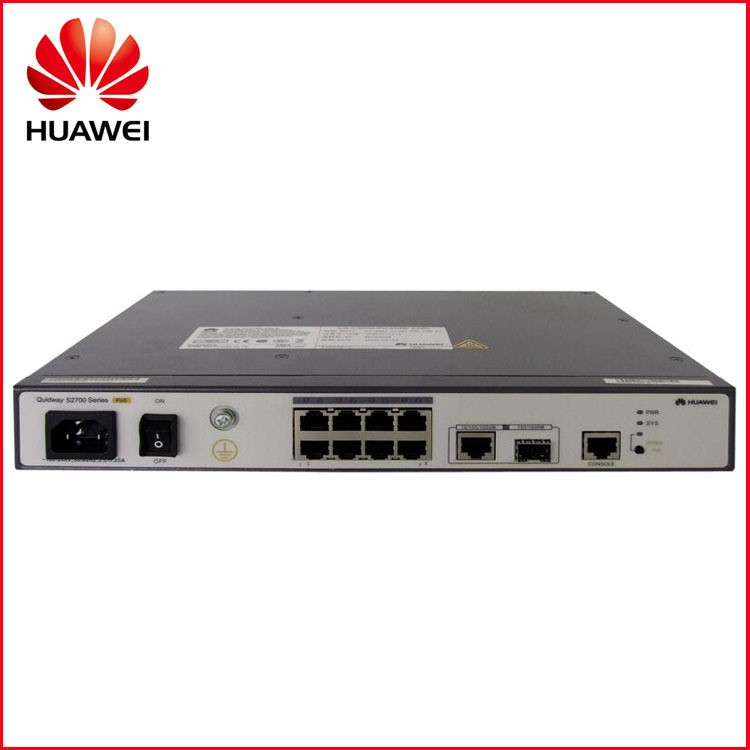 華為（HUAWEI）S2700-9TP-PWR-EI-AC8口POE百兆接入交換機 可網(wǎng)管