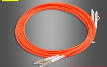 小區(qū)寬帶光纖入戶熔接機房布線LC-LC/PC多模雙芯光纖跳線