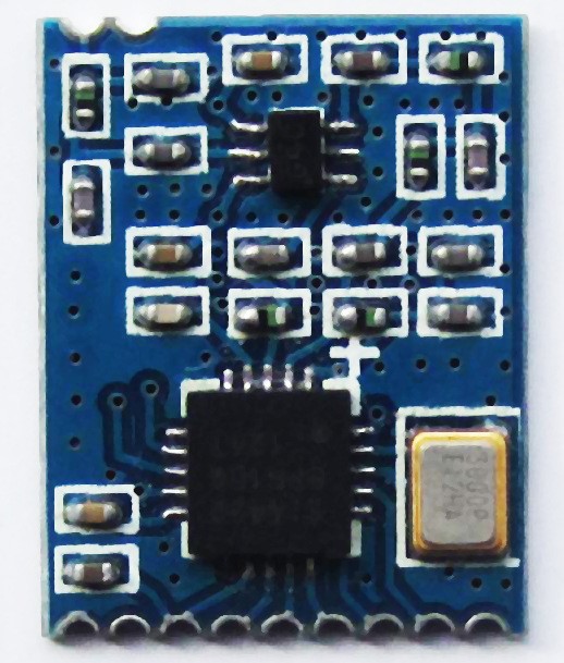 超小体积 SI4432无线模块 远距离 433M 送代码和弹簧天线