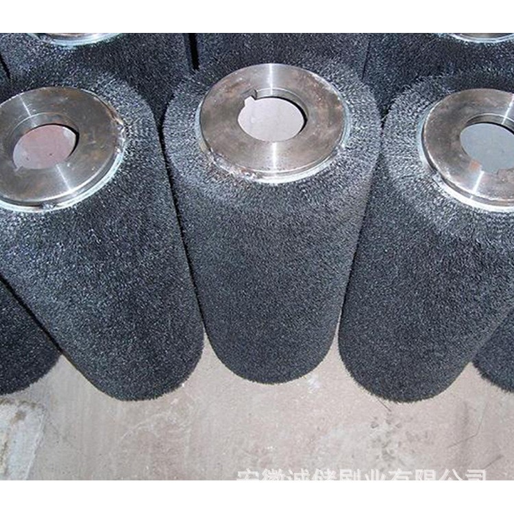 批發(fā)定制磨料絲毛刷輥 拋光研磨刷輥 工業(yè)機(jī)械毛刷輥 質(zhì)優(yōu)價(jià)廉