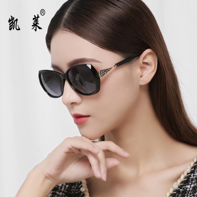 2019新款女士偏光太陽(yáng)鏡歐美小框可配近視女墨鏡鑲鉆眼鏡一件代發(fā)