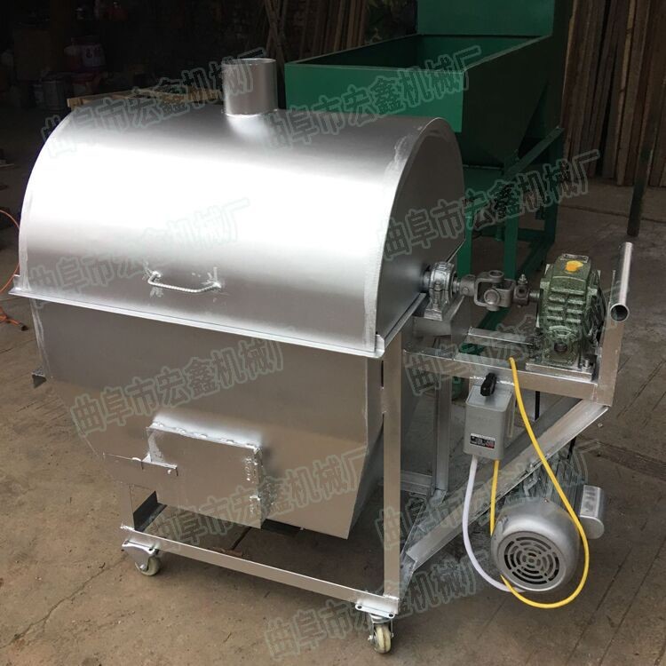 自動控溫花生炒貨機  炒豆子機全自動小型炒芝麻機器