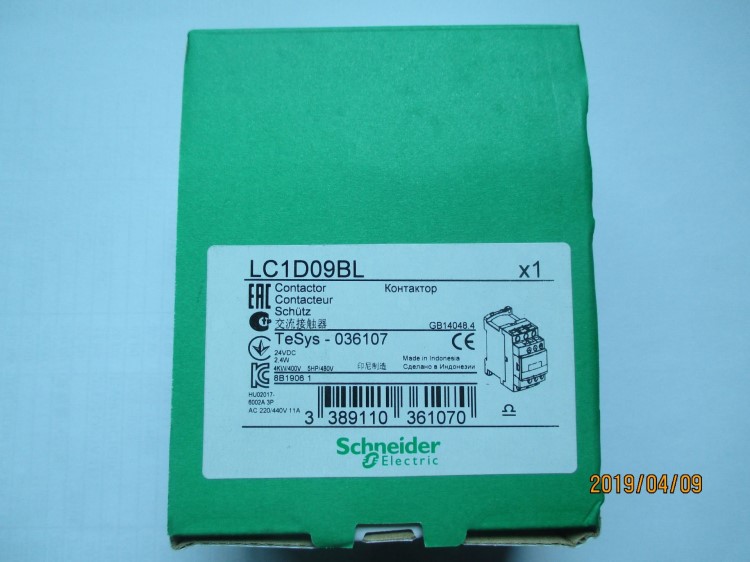 全新原裝施耐德接觸器LC1D09BL