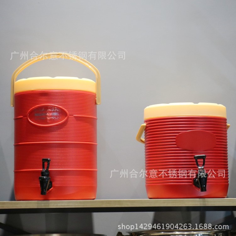 商用大容量保溫奶茶桶 咖啡豆?jié){果汁飲料桶 塑料外殼涼茶保冷桶