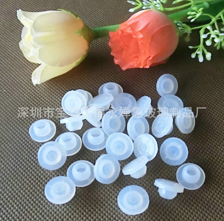現(xiàn)貨供應(yīng)13#玻璃瓶專用膠塞 原液瓶專用膠塞  針粉瓶硅膠塞