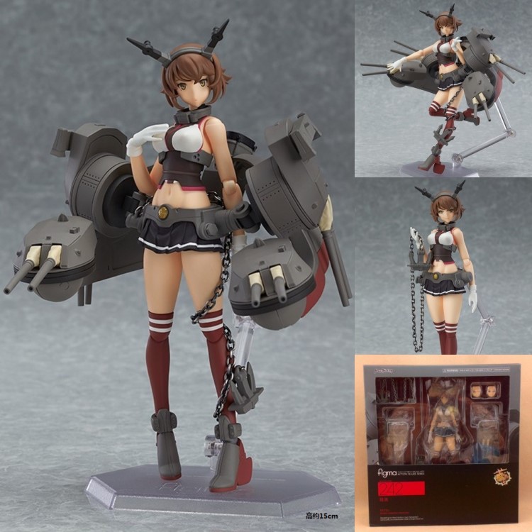 動(dòng)漫玩具批發(fā)手辦Figma 242# 艦隊(duì)collection 艦?zāi)镪憡W關(guān)節(jié)可動(dòng)模