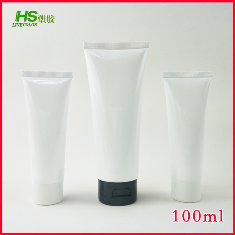 來(lái)圖50ml-100ml護(hù)手霜管 化妝品軟管包材 塑料PE空白管可印刷LOGO