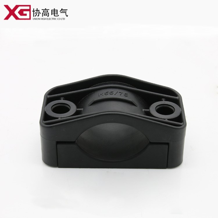 廠家供應(yīng)電纜夾具 高壓抱箍電線固定座 材質(zhì)尼龍阻燃電纜線夾