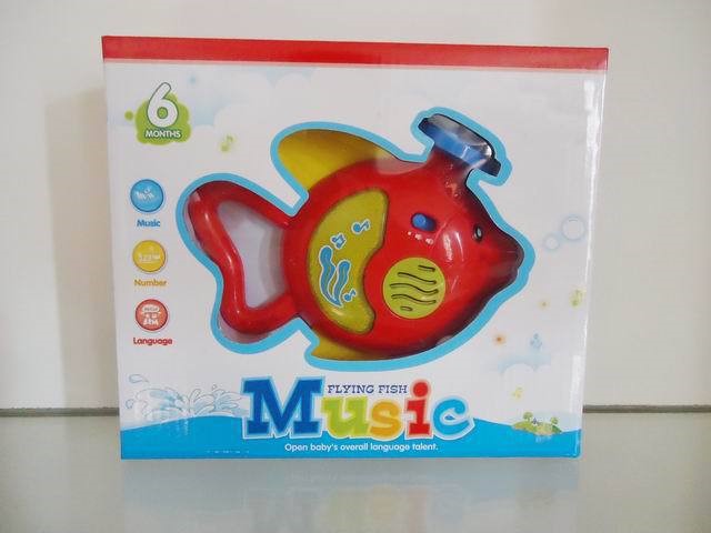 供應嬰兒早教益智玩具音樂小飛魚/燈光、音樂 嬰幼兒教具 H014576