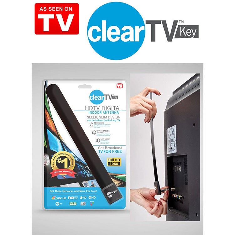 TV 新品 Clear TV Key 高清數(shù)字室內(nèi)電視天線6487 電視信號(hào)加強(qiáng)器