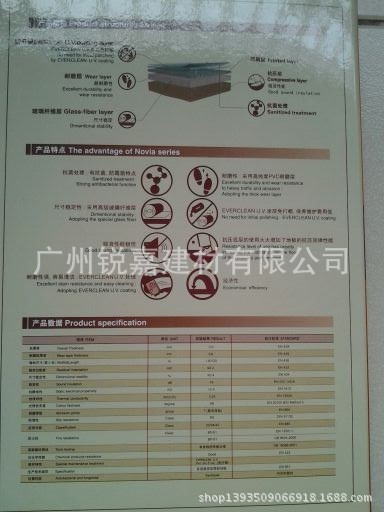 韓國原裝 韓華品牌星雅系列塑膠卷材地板