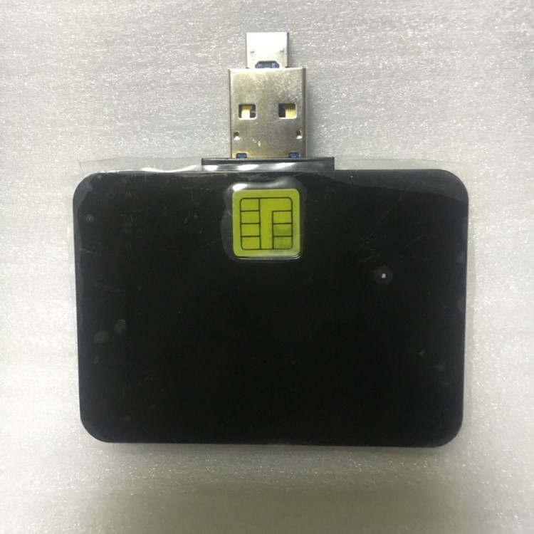 Micro usb雙用接觸式智能讀卡器smart card