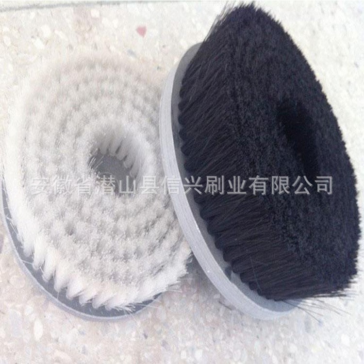 廠家定制磨料絲盤刷 研磨工業(yè) 圓盤刷 拋光圓盤刷子