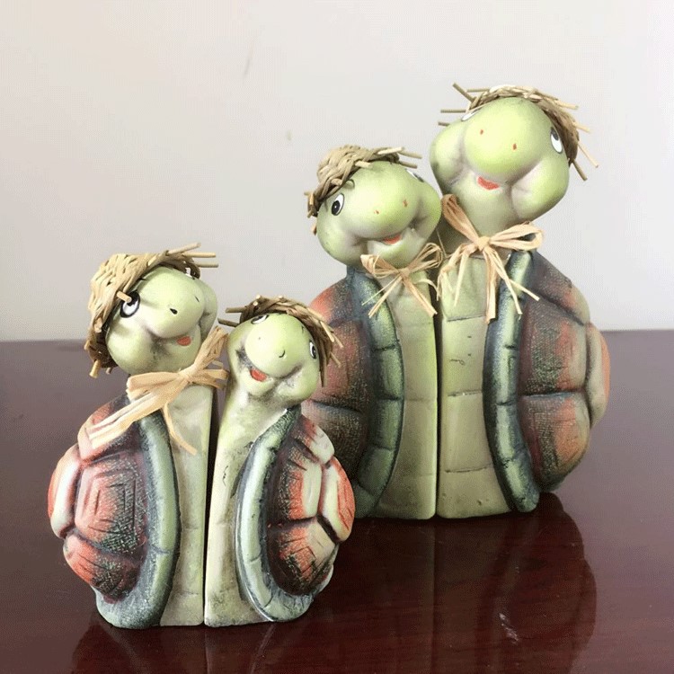 仿真動物小烏龜擺件陶瓷工藝品田園庭院花園擺設入戶家居裝飾品