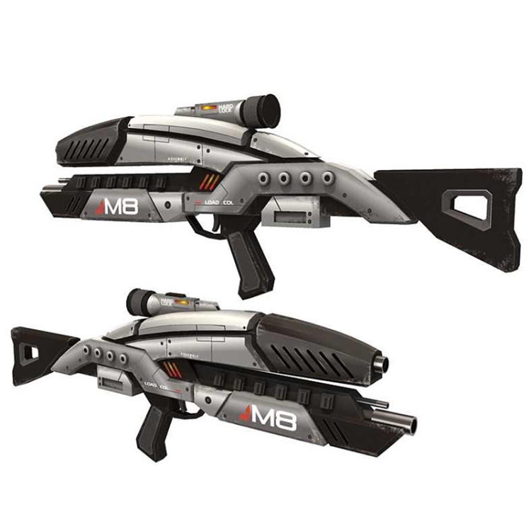 1:1 Mass Effect M8复仇者步 3D纸模型手工DIY 科幻游戏