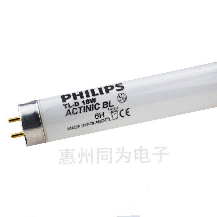 PHLIPS飛利浦荷蘭廠家直銷BL 18W T8藍(lán)光紫外線UVA誘蚊滅蚊燈管