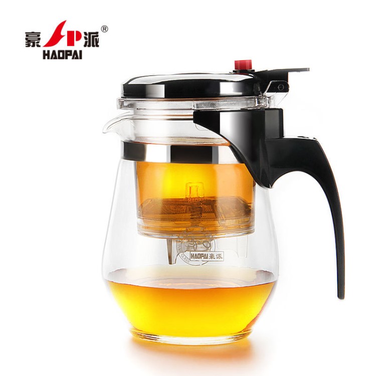 可拆洗茶道杯飄逸杯養(yǎng)生杯時(shí)尚杯耐熱玻璃可加工定制650毫升