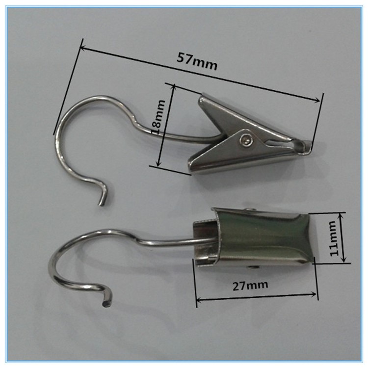 生產(chǎn)金屬夾 窗簾夾 五金夾子 可免費拿樣