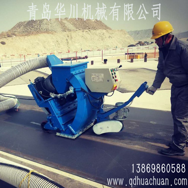 路面拋丸機 橋梁鋼板平面除銹拋丸機